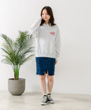 【CONVERSE/コンバース】発泡ロゴ グラフィック スウェットパーカー