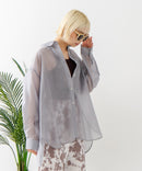 【BEVERLY HILLS POLO CLUB/ビバリーヒルズポロクラブ】ワンポイント刺繍 シアーシャツ zo