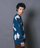 【UNIIT/ユニット】総柄プルオーバージャガードニット zo