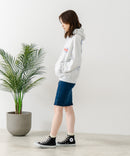 【CONVERSE/コンバース】発泡ロゴ グラフィック スウェットパーカー