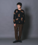 【UNIIT/ユニット】総柄プルオーバージャガードニット zo