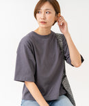 【HANES/ヘインズ】【ヘビーウェイト（肉厚）のコットン100％生地】1P BEEFY-T for HER クルーネックTシャツ 半袖 無地 シンプル タフ すっきり見え ボクシーシルエット タグレス仕様 ❘ジーンズメイト公式オンラインショップ