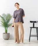 【C-FORTPOINT/フォートポイント】【接触冷感 ひんやり涼しい】冷感スムース素材 プリントTシャツ ルーズシルエット なめらか 落ち感 ニュアンスカラー 大人カジュアル