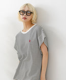 リラックスフィットワンポイント刺繍フレンチスリーブ Ｔシャツ 【U.S. POLO ASSN./ユーエスポロアッスン】　　　　　　　　　　　　　　　　　　　　　　　　　　　　　　　　　　　　　　　　　　　　　　　　　　　　　　　　　　　　