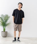 【HEAT BLOCKER/ヒートブロッカー】【まるで着る日傘！遮熱＆UVカット】コットンライク VネックTシャツ 吸水速乾 アンチピリング イージーケア ユニセックス