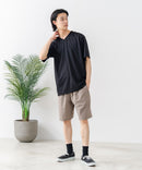 【HEAT BLOCKER/ヒートブロッカー】【まるで着る日傘！遮熱＆UVカット】コットンライク VネックTシャツ 吸水速乾 アンチピリング イージーケア ユニセックス