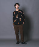 【UNIIT/ユニット】総柄プルオーバージャガードニット zo