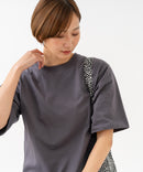 【HANES/ヘインズ】【ヘビーウェイト（肉厚）のコットン100％生地】1P BEEFY-T for HER クルーネックTシャツ 半袖 無地 シンプル タフ すっきり見え ボクシーシルエット タグレス仕様 ❘ジーンズメイト公式オンラインショップ