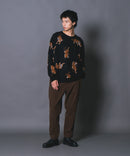 【UNIIT/ユニット】総柄プルオーバージャガードニット zo