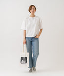 【HANES/ヘインズ】【ヘビーウェイト（肉厚）のコットン100％生地】1P BEEFY-T for HER クルーネックTシャツ 半袖 無地 シンプル タフ すっきり見え ボクシーシルエット タグレス仕様 ❘ジーンズメイト公式オンラインショップ