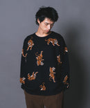 【UNIIT/ユニット】総柄プルオーバージャガードニット zo