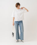 【HANES/ヘインズ】【ヘビーウェイト（肉厚）のコットン100％生地】1P BEEFY-T for HER クルーネックTシャツ 半袖 無地 シンプル タフ すっきり見え ボクシーシルエット タグレス仕様 ❘ジーンズメイト公式オンラインショップ