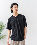 【HEAT BLOCKER/ヒートブロッカー】【まるで着る日傘！遮熱＆UVカット】コットンライク VネックTシャツ 吸水速乾 アンチピリング イージーケア ユニセックス