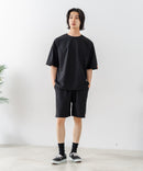 【PRIMAL POINT】【ひんやりとした生地 ストレッチ性も◎】高機能 半袖セットアップ ルームウェア ワンマイルウェア リラックス ユニセックス