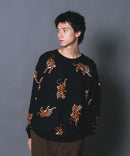 【UNIIT/ユニット】総柄プルオーバージャガードニット zo