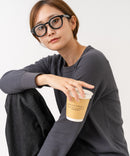 【HANES/ヘインズ】【洗うほどに肌に馴染む柔らかなコットン混素材】HANES Thermal for HER サーマルクルーロンＴ 無地 シンプル すっきりシルエット ラグランスリーブ ヘムライン タグレス仕様 ❘ジーンズメイト公式オンラインショップ
