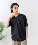 【HEAT BLOCKER/ヒートブロッカー】【まるで着る日傘！遮熱＆UVカット】コットンライク VネックTシャツ 吸水速乾 アンチピリング イージーケア ユニセックス
