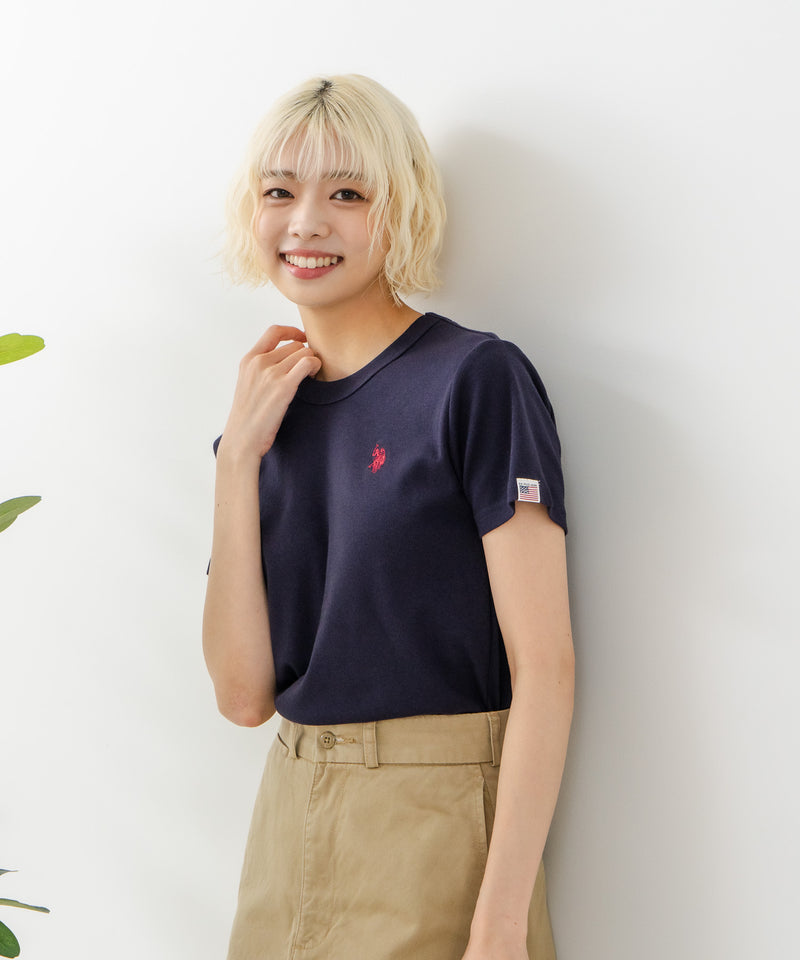スムースＴシャツ【U.S. POLO ASSN./ユーエスポロアッスン】　　　　　　　　　　　　　　　　　　　　　　　　　　　　　　　　　　　　　　　　　　　　　　　　　　　　　　　　　　　　　　　　　　　　　　　　