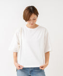 【HANES/ヘインズ】【ヘビーウェイト（肉厚）のコットン100％生地】1P BEEFY-T for HER クルーネックTシャツ 半袖 無地 シンプル タフ すっきり見え ボクシーシルエット タグレス仕様 ❘ジーンズメイト公式オンラインショップ