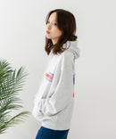 【CONVERSE/コンバース】発泡ロゴ グラフィック スウェットパーカー