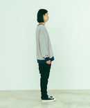 【brknhome/ブロークンホーム】リンガー スウェット シャツ トレーナー