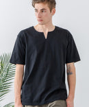 ZEROSTAIN キーネック Tシャツ 防汚 UVカット 汗染みの目立ちにくいTシャツ