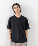【HEAT BLOCKER/ヒートブロッカー】【まるで着る日傘！遮熱＆UVカット】コットンライク VネックTシャツ 吸水速乾 アンチピリング イージーケア ユニセックス