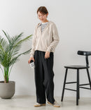 【U.S. POLO ASSN./ユーエスポロアッスン】ダンボール素材 ワンポイントロゴ刺繍 フルジップパーカー