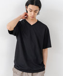 【HEAT BLOCKER/ヒートブロッカー】【まるで着る日傘！遮熱＆UVカット】コットンライク VネックTシャツ 吸水速乾 アンチピリング イージーケア ユニセックス