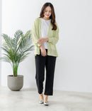 【fort point/フォートポイント】 Vネックオーバーサイズカーディガン UVカット 接触冷感zo