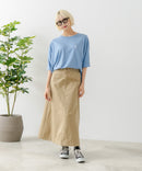 ブランドロゴワンポイント刺繍ラウンドヘムTシャツ【U.S. POLO ASSN./ユーエスポロアッスン】