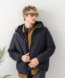 【Blue Standard/ブルースタンダード】カチオン杢ニット ストレッチ中綿ジャケット