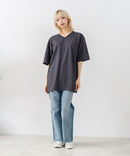 【HEAT BLOCKER/ヒートブロッカー】【まるで着る日傘！遮熱＆UVカット】コットンライク VネックTシャツ 吸水速乾 アンチピリング イージーケア ユニセックス