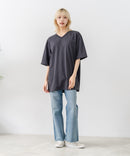 【HEAT BLOCKER/ヒートブロッカー】【まるで着る日傘！遮熱＆UVカット】コットンライク VネックTシャツ 吸水速乾 アンチピリング イージーケア ユニセックス