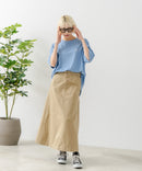 ブランドロゴワンポイント刺繍ラウンドヘムTシャツ【U.S. POLO ASSN./ユーエスポロアッスン】