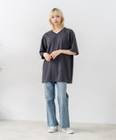 【HEAT BLOCKER/ヒートブロッカー】【まるで着る日傘！遮熱＆UVカット】コットンライク VネックTシャツ 吸水速乾 アンチピリング イージーケア ユニセックス