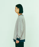 【brknhome/ブロークンホーム】リンガー スウェット シャツ トレーナー