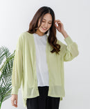 【fort point/フォートポイント】 Vネックオーバーサイズカーディガン UVカット 接触冷感zo