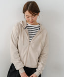 【U.S. POLO ASSN./ユーエスポロアッスン】ダンボール素材 ワンポイントロゴ刺繍 フルジップパーカー