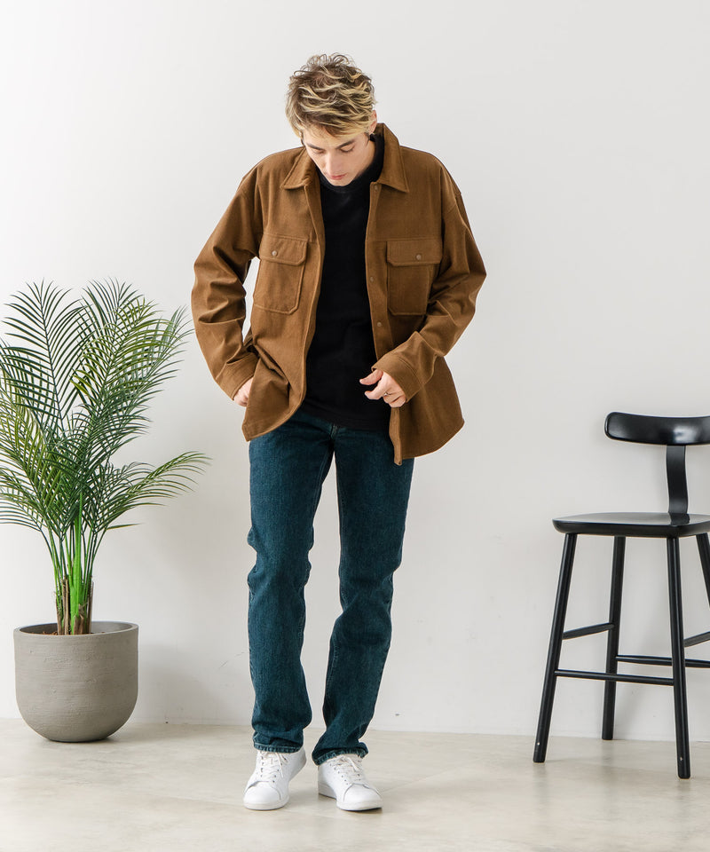 スタンダードストレート E403-86 アーミーグリーン インターナショナルベーシック【EDWIN/エドウィン 403】