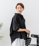 【C-FORTPOINT/フォートポイント】【上品 高見え刺繍】袖刺繍ブラウス 綿100％ 花模様 大人可愛い きれいめ 通勤 お出かけ