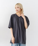 【HEAT BLOCKER/ヒートブロッカー】【まるで着る日傘！遮熱＆UVカット】コットンライク VネックTシャツ 吸水速乾 アンチピリング イージーケア ユニセックス