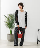 【C-FORTPOINT/フォートポイント】シャリシャリ Ｖネック シアーカーディガン