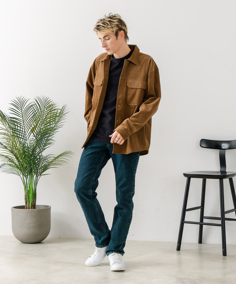 スタンダードストレート E403-86 アーミーグリーン インターナショナルベーシック【EDWIN/エドウィン 403】