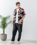 カットジョーゼット タックイージーパンツ 吸水速乾 接触冷感 ストレッチ 軽量 イージーケア UVカット BLUE STANDARD ブルースタンダード