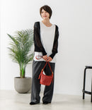 【C-FORTPOINT/フォートポイント】シャリシャリ Ｖネック シアーカーディガン