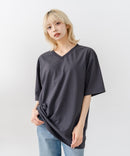 【HEAT BLOCKER/ヒートブロッカー】【まるで着る日傘！遮熱＆UVカット】コットンライク VネックTシャツ 吸水速乾 アンチピリング イージーケア ユニセックス