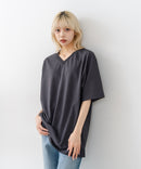 【HEAT BLOCKER/ヒートブロッカー】【まるで着る日傘！遮熱＆UVカット】コットンライク VネックTシャツ 吸水速乾 アンチピリング イージーケア ユニセックス