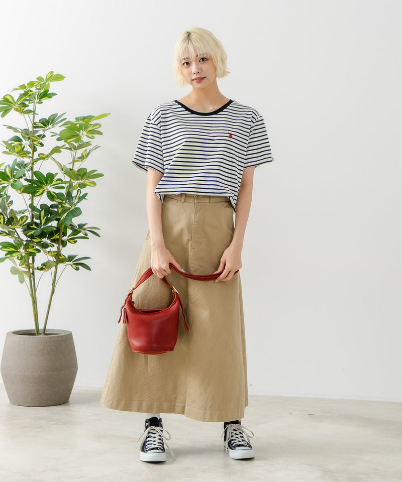ブランドロゴワンポイント刺繍Tシャツ【U.S. POLO ASSN./ユーエスポロアッスン】