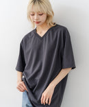 【HEAT BLOCKER/ヒートブロッカー】【まるで着る日傘！遮熱＆UVカット】コットンライク VネックTシャツ 吸水速乾 アンチピリング イージーケア ユニセックス